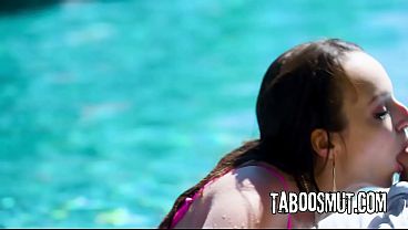 Busty Housewife Fucked by The Pool Guy