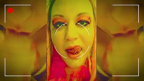 Getting Sucked off while enjoying a horror clip HORNY VIRTUAL GIRLFRIEND