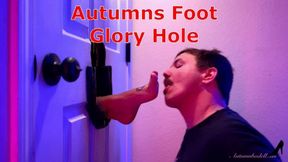 Autumn Bodell's Foot Glory Hole - Foot Domination Through Glory With High Heels, Foot Worship, Foot Gagging, Toe Sucking, And Sole Licking WMV