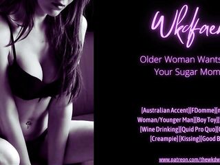 Mature Woman Wishes To Be Your Sugar Mamma