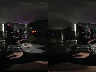 Halloween threesome with Her Almost all priceless Friend and a Vampire