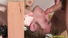 Jt Howser Enjoys Spitroasting From Two Assertive Doms