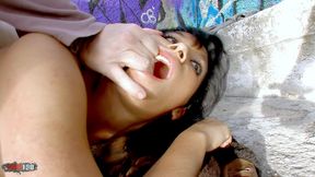 dolce elektra fucking with one dick , and another one