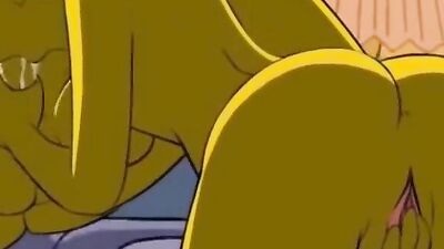 Homeroom: Marge and Homer's wild MILF adventure in anime porn