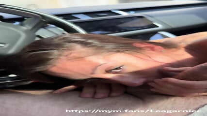 French slut suck on car