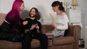MY TRANSGENDER GIRLFRIEND AND I FUCK MY WIFE