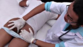 Home Asian twink enjoys anal with his doctor