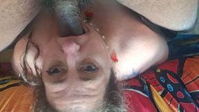 BBW Submissive Slut Roughly Face Fucked by BBC