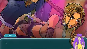 Lara Croft Takes Dominant Ride with Toys and Ecstatic Release