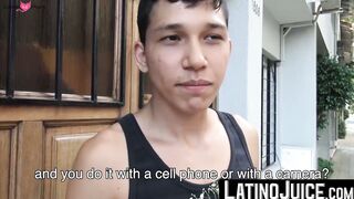 Seductive latin Remo tastes horny Rokkos delicious load of cum