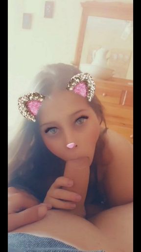 19yo girl sucks dick
