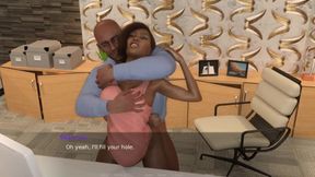 Desire for freedom: a horny boss fucks a married wife in his office ep 3