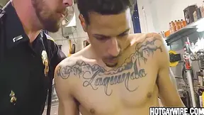 Two Officers Arrest A Guy Then Fuck Him ( 2 5 Min