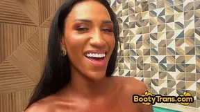 Horny Ebony ladyboy buttfucked by BBC