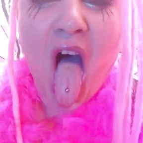 Try to Cum on My Tongue Try to Time It and Hit My Tongue with Your Cummies the Video