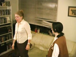 Samara Mae Gal Scout Gets In nature's garb & Punished w Paddle Thrashing