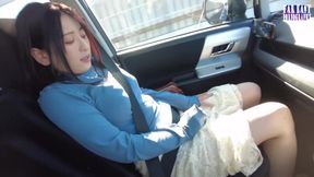 Skirt Side Tease Where Slick Grazing Turns to Instant Climax the Moment She Sinks in - 1