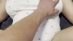 Hot older woman caught solo masturbating