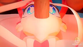 Cute Sylveon X Trainer Have Suck Penis