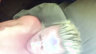 View me got got banged inside the booty rough with a fake-cock HOTTIE mom CUM