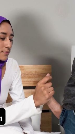 Hijab Hookup - Rebellious Middle-Eastern Babe Shakes Her Ass For Videos To Be Posted Online   Clip 1