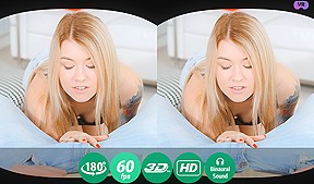 Misha Cross in Naughty Blondie Blew And Fucked A Nerd In Vr - TMWVRNet