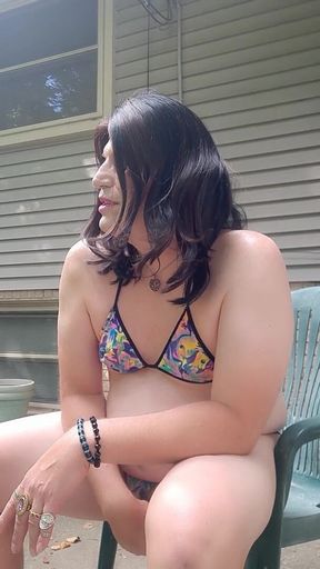 Bathing suit orgasm