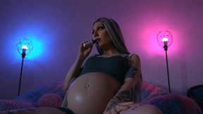 Fake Pregnant and Smoker