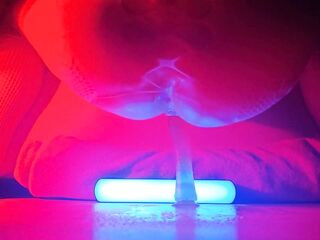 Femboy riding toys – daily routine with hands-free orgasm