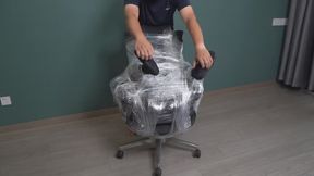 Transparent membrane humanoid chair