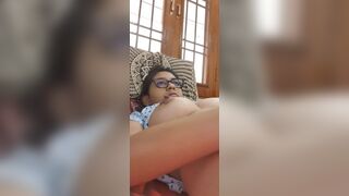 Indian girl named Ganika masturbating part 2