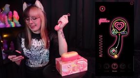 Unboxing Sunset Mushroom Vibrator from PinkPunch - Part 1 (Part 2 on Onlyfans & Fansly)