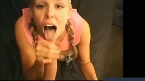 Hot wild sluts jerking and sucking cocks for cumshot