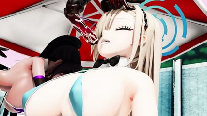 [Insect] Blue Archive: Asuna & Karin Poolside Insects
