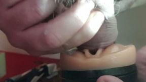 Sloppy seconds fleshlight from underneath