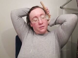 Creating a Inactive Bun with Long Shaggy Hair