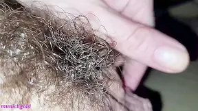A Very Private Fuck! Munichgold Is Licked, Fucked In Her Hairy Horny Pussy! Please Cum On My Hot Ass!