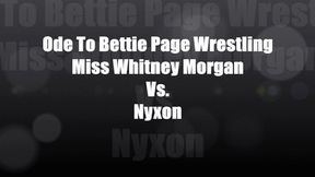 Whitney Morgan Vs Nyxon PinUp Fantasy Wrestling