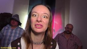Oktoberfest queen gangbanged and deepthroated