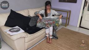 Aaliyah Yasin rubs her pussy whilst her husband is out