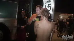 Hot Chicks Getting Naked Back Stage with Real Rock Stars - SouthBeachCoeds