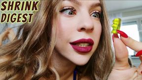 Giantess POV: Shrunk, Swallowed, Digested