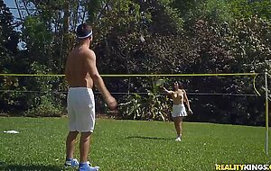 Badminton boobies, Gabriela Lopez