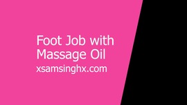 Foot Job with Massage Oil