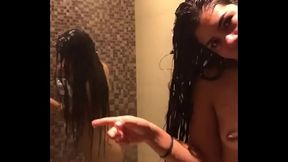 ESPIO A Mi Mujer ElizabethMarQuez Tan Sensual y Sexy COMPLETAMENTE DESNUDA EN LA