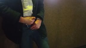 guy jerks off in downtown INTENSIFIED