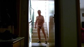 Andreas Jerks off in the Hallway
