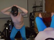 Full Shaved Day 01-2 MULTICAM: long underpants, swimsuit, lingerie posing shaved body moobs POV