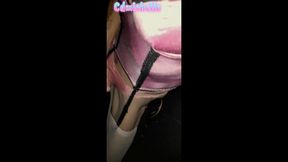 Cdmichelle Wearing Pink Lingerie