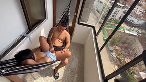 Follada hardcore en el balc&oacute_n de mi casa-ALEJANDRA PALACIOS-FULL VIDEO
